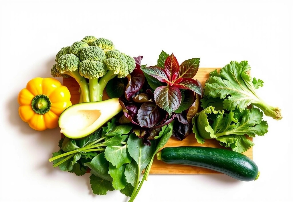 Ingrédients frais pour la soupe